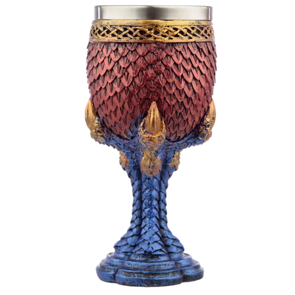 Copa garra de dragon y escamas para brindar en tus noches de juegos de rol