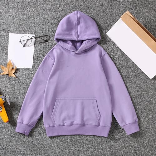 Sudadera con capucha de manga larga cálida para niños con bolsillo protector de invierno 2