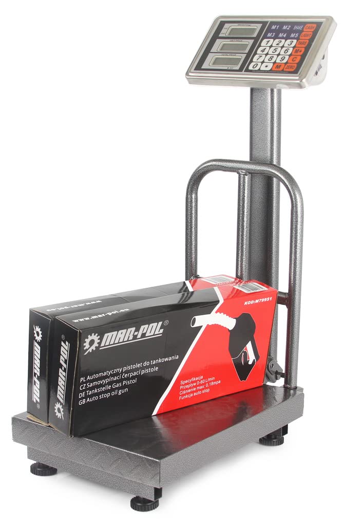 Balanza electrónica industrial pantalla digital 150kg acero plataforma 30x40 cm comercial plegable