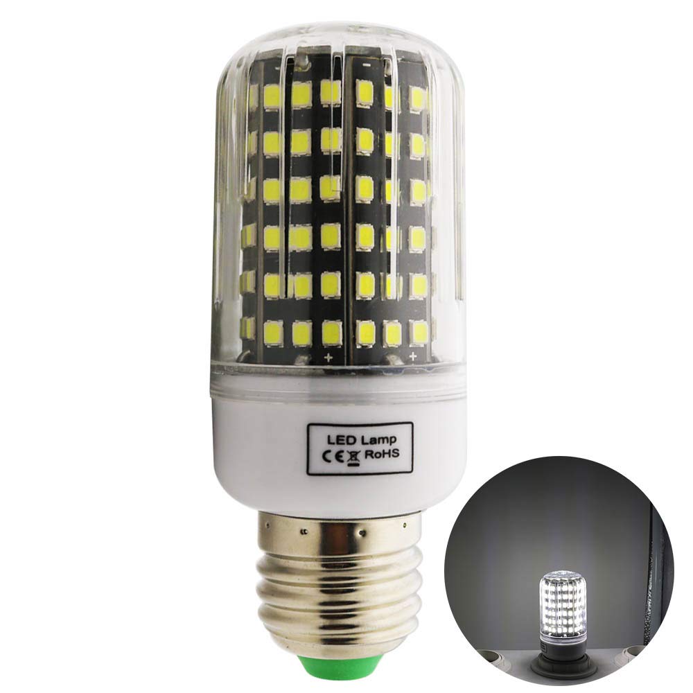 Xindaxin - Bombilla led (casquillo E27, 12 W equivalentes a 120 W, 6000 K, luz blanca fría, 20 unidades)