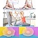 Senchanting Thin Reusable Adhesive Silicone Nipple Covers Breast Petals Pasties (4 pair round+4 pair flower) Light Pink