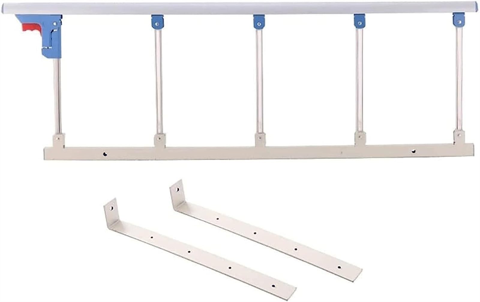 Bed Rails for Elderly Adults Medical Bed Railing Safety Handle Handicap Seniors Folding Bedside Handrail Bedroom Safety Side Guard