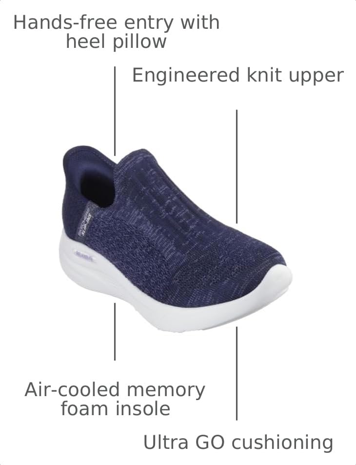 Image of Skechers Womens Hands Free Slip-ins Relaxed Fit Sport