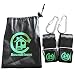 RoundHome Tree Swing Hanging Strap Kit Holds 2200 lbs,5ft Extra Long Straps with Safety Lock Snap Carabiner Hooks. Perfect for Tree Swing,Hammocks, & Porch Swings. Easy Installation. Carry Bag Incl