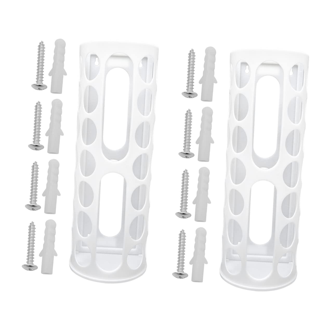 Support pour rouleaux de vinyle mural blanc TEHAUX rangement loisirs créatifs