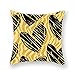Arredamento per la casa Fodera per Cuscino Geometrico Dorato Cuscino per Schienale Cuscino per Divano da Ufficio Cuscino per Cuscino