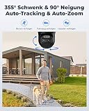 Reolink 4K PTZ Camera Exterieur sans Fil, Suivi & Zoom 8X Auto, TrackMix - 4