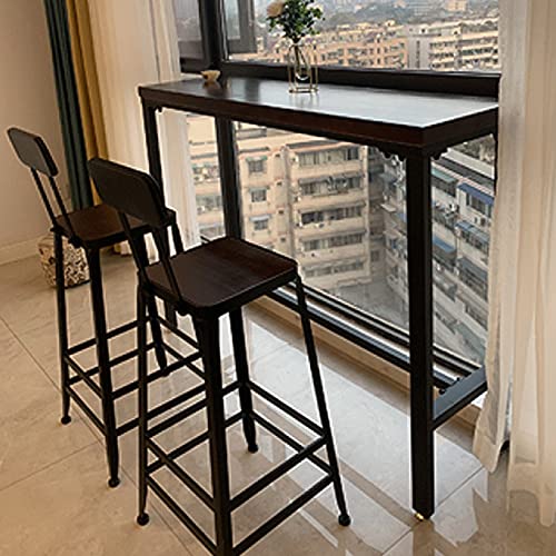 Tabourets de bar industriels stables avec dossier chaises de comptoir 65cm assemblage facile - 3