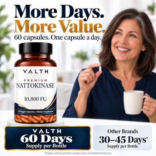 VALTH Nattokinase 10800 FU Capsules