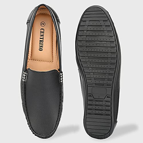 Image of Centrino Casual Loafers for Man | Shoes for Men Stylish | Lightweight Slip-On with Cushioned Insole | Comfortable Moccasin Shoes | Hand-Stitched Mens Loafer Shoes for Travel Office & Weekend Outings (9911)