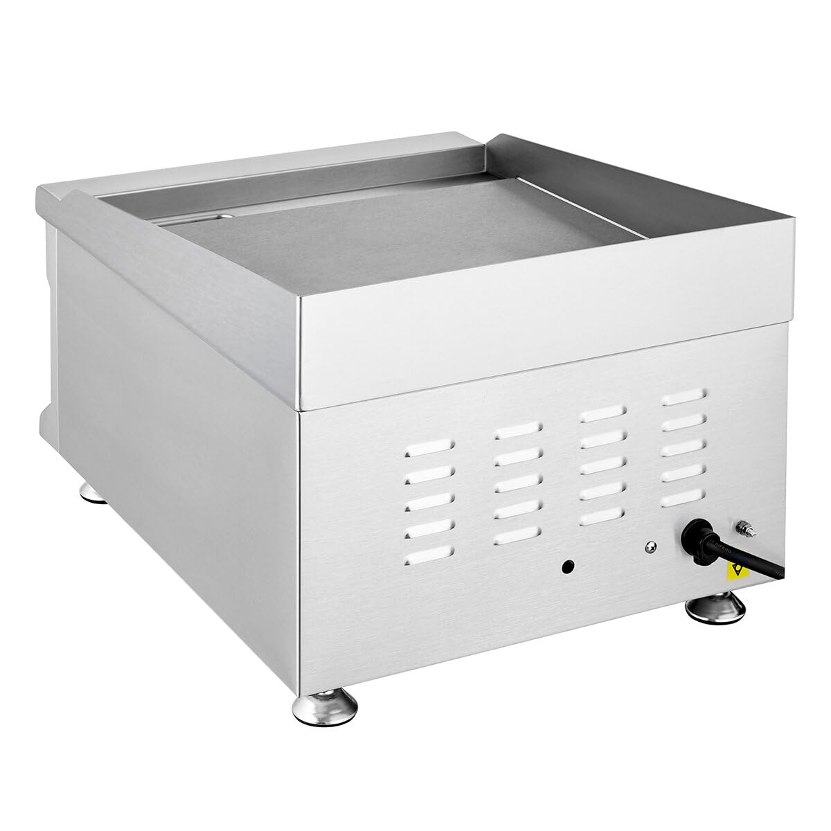 GastroHero Elektro Grillplatte, Tischgerät, Edelstahl GPE410F