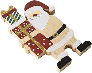 BESTOYARD Decoração De Natal De Madeira Sinal De Mesa De Natal Decorações De Festa De Madeira Enfeite De Natal Decorações De Mesa De Natal Decorações De Natal Sinais De Madeira De Natal