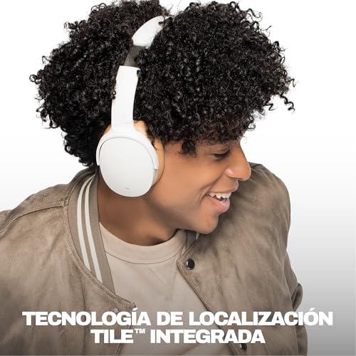Miniatura 4 de Skullcandy Hesh ANC Cascos Over-Ear Inalámbricos con Cancelación de Ruido, 22 h de Autonomía, Micrófono, Compatibles con iPhone Android y Dispositivos Bluetooth - Blanco