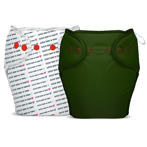 Image of Bumberry New & Improved Smart Nappy For New Born Baby (LXL |10-18 months) | Holds Upto 3 Pees With Extra Absorbtion & 100% Leak Protection All in One Cloth Diaper For Just Borns - 2 Pcs - Kit 10