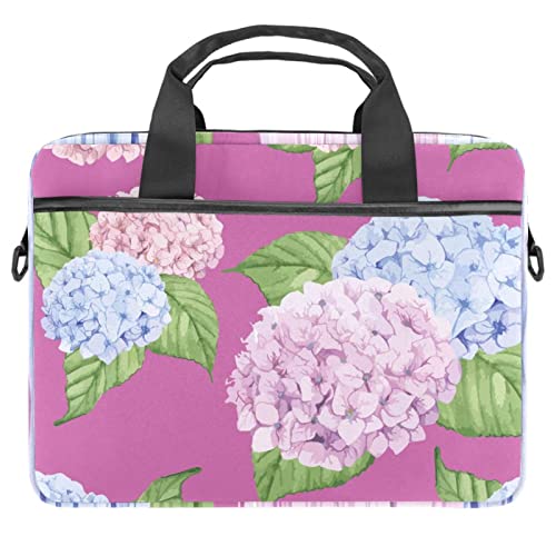 Sac à bandoulière pour ordinateur 13-14.5" sacoche hortensia violet rose