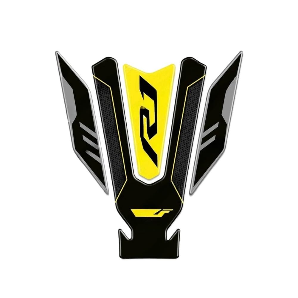 Motorcycle Fuel Tank Pad Stickers Motorcycle Tank Protector Decal Accessories for YZF R1 R1M YZFR1 2015-2023 Traction Fuel Decal Tank