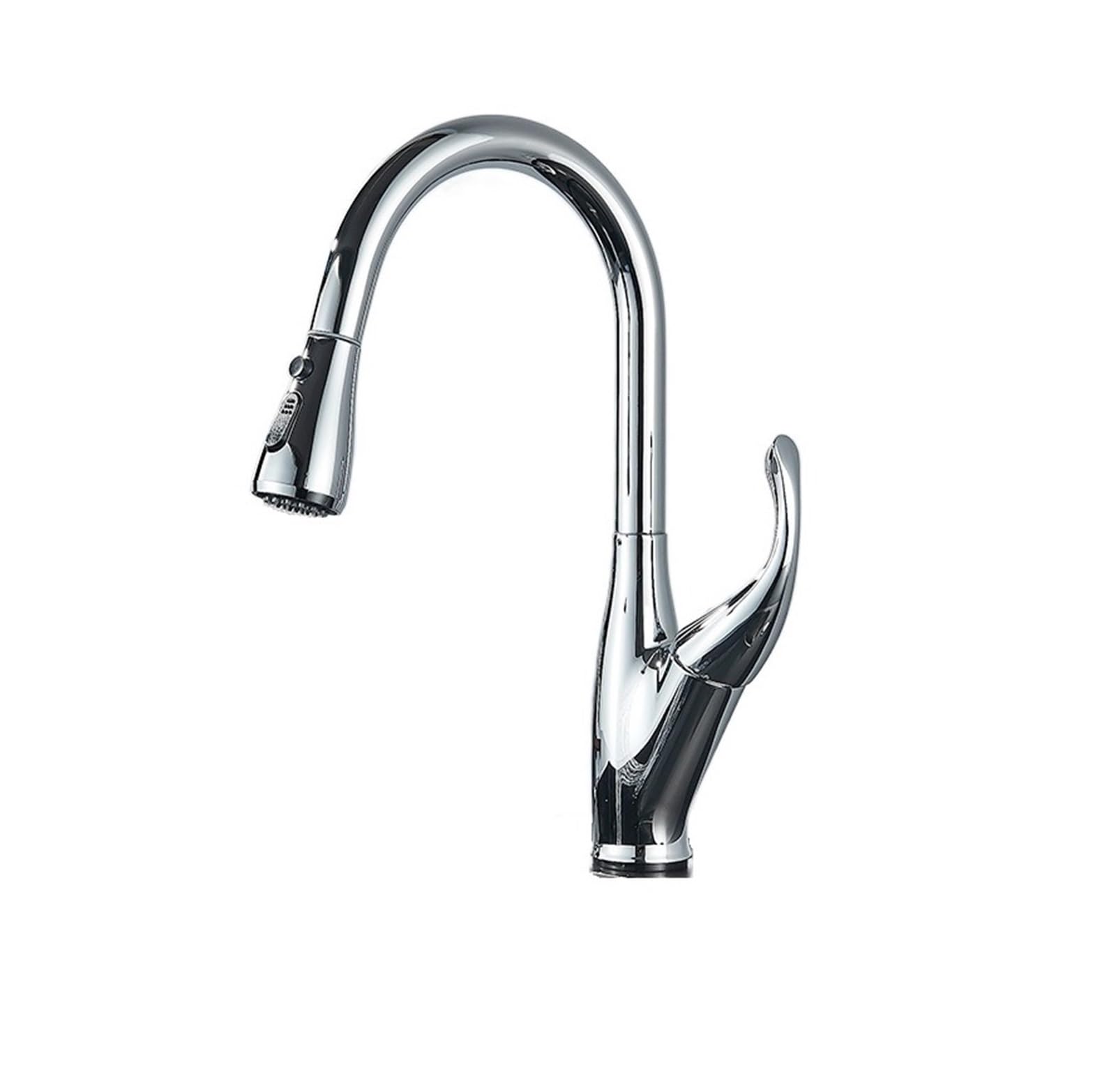 HADECOLL Pull-Out Faucet Touch Sensor Kitchen Faucets Sensitive Smart Touch Control Faucet Mixer Tap Touch Control Smart Kitchen Sink Taps Easy To Install,No-Sen-Chrome