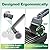 Samek Electric Grill Brush,Cordless Electric BBQ Grill Cleaner with 3 Replacement Heads, Cordless Rechargeable, 3-Speed Power Control, Adjustable Angle, Gray