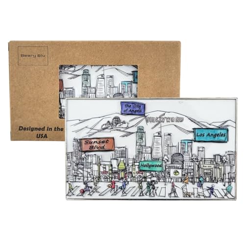 Beary Blu Cities Around The World Artwork Fridge Magnet Series - Designed in The USA - Collectible...