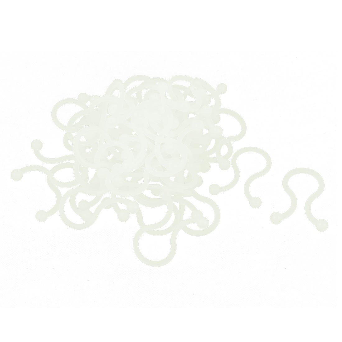 Aexit U Shaped Electrical Boxes, Conduit & Fittings Round Tips Twist Lock Cable Ties 10mm Diameter Electrical Boxes 50 Pcs