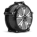 TOPRAMETAL Filtros de ar Black Sportster Air Intake 883 1200 Xl modelos adequados para Harley Sportster 1991-Up