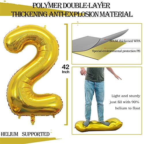Goer 42 Inch 2023 Gold Foil Number Balloons For 2023 New Year Eve Festival Party Supplies Graduation Decorations #TOP2