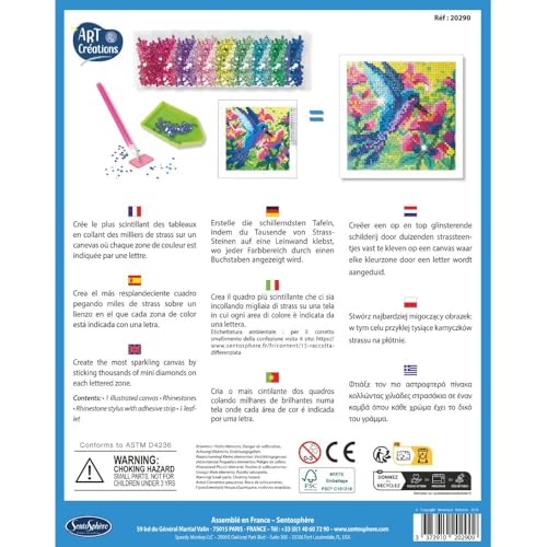 SentosphèRe - Art E CréAtions - Canevas A Diamanter - Colibri - 3