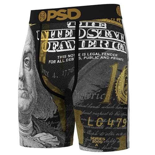 PSD Men's Boxer Briefs - Make Bank 3 Pack, 7 Inch Inseam, Stretchy Moisture-Wicking Boxer Briefs for Men Pack, Medium4