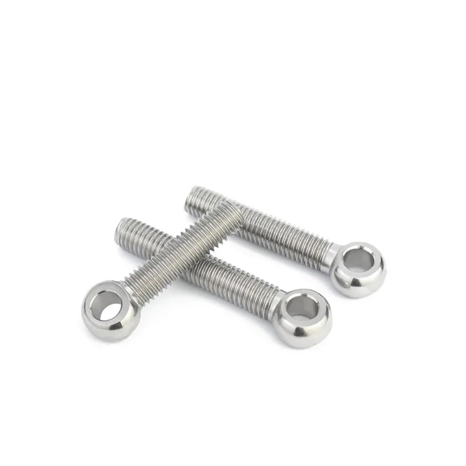 Viti a occhio di pesce in acciaio inox 304, vite a occhio di pesce, M5, M6, M8, confezione da 2-3 pezzi, diverse dimensioni, M6 x 40 pieno (2 pezzi) M8 x 120 metà