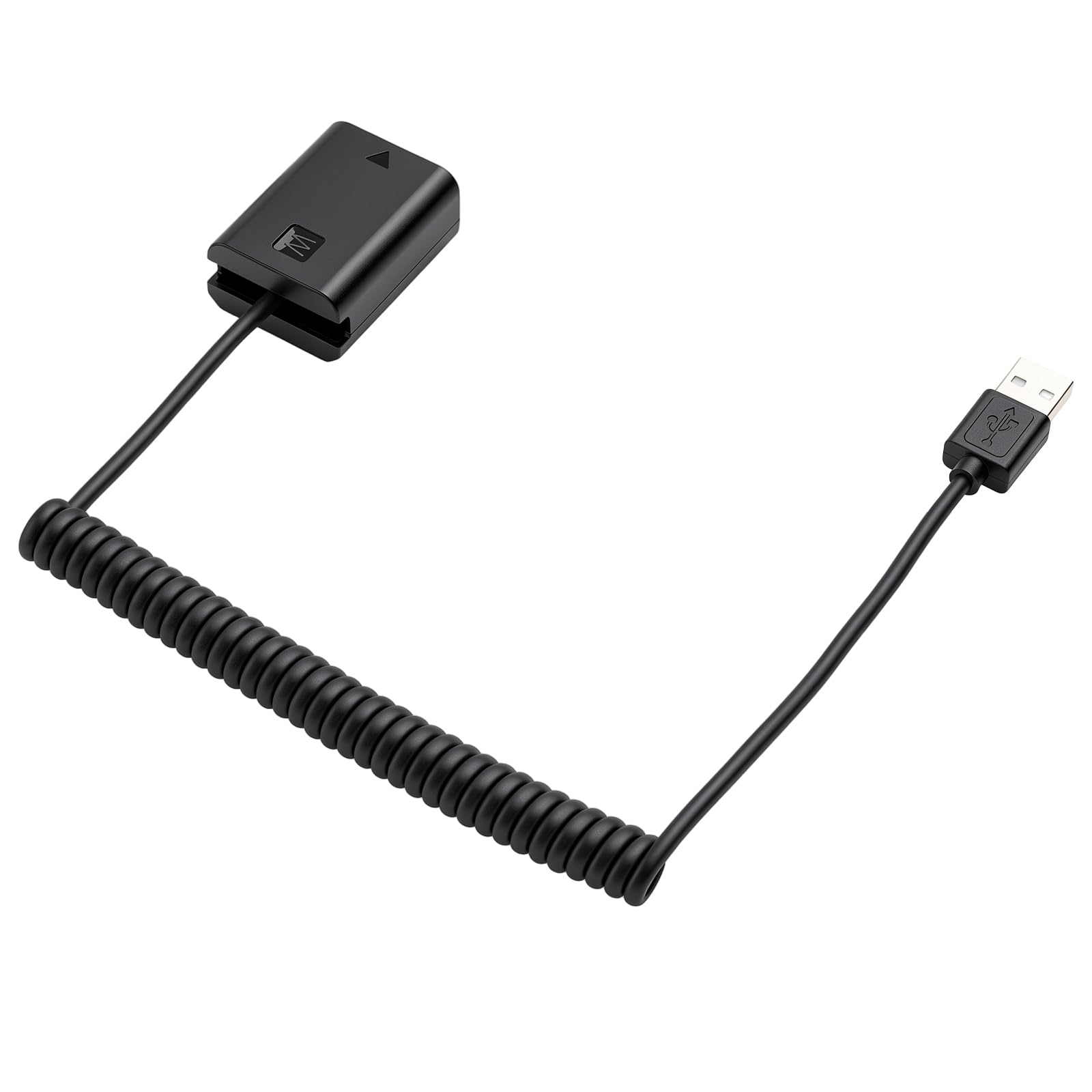HangTon 5V USB a NP-FW50 DC acoplador batería simulada para Sony A7 A7II A7S A7SII A7R A7RII A6300 A6500 A6000 A5100 Cámara de la Serie NEX
