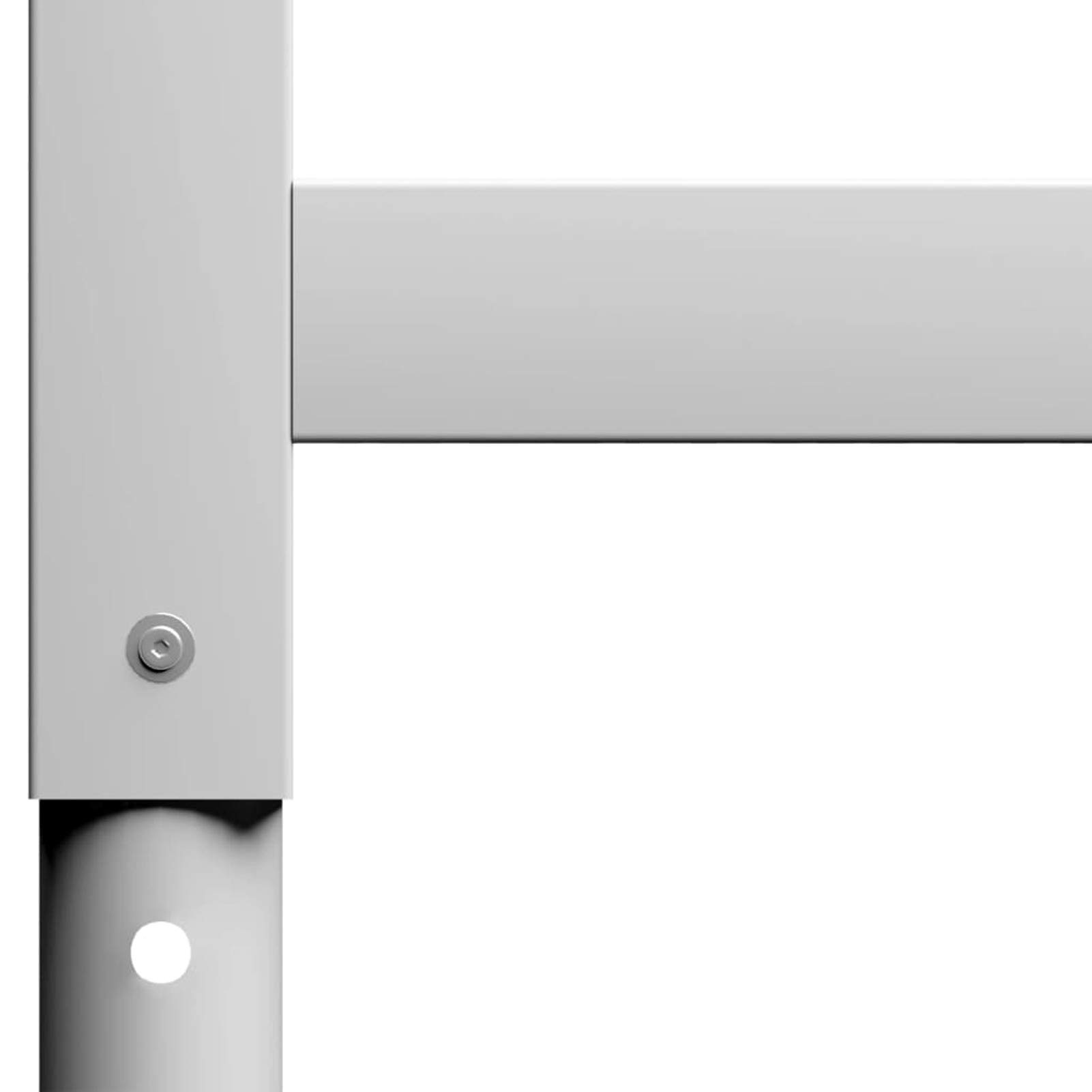 ShGaxin Rama stołu warsztatowego 2 szt. Sztalugi stołowe, metalowa sztaluga, stół roboczy, sztaluga robocza, metal 85x(69-95,5) cm szary