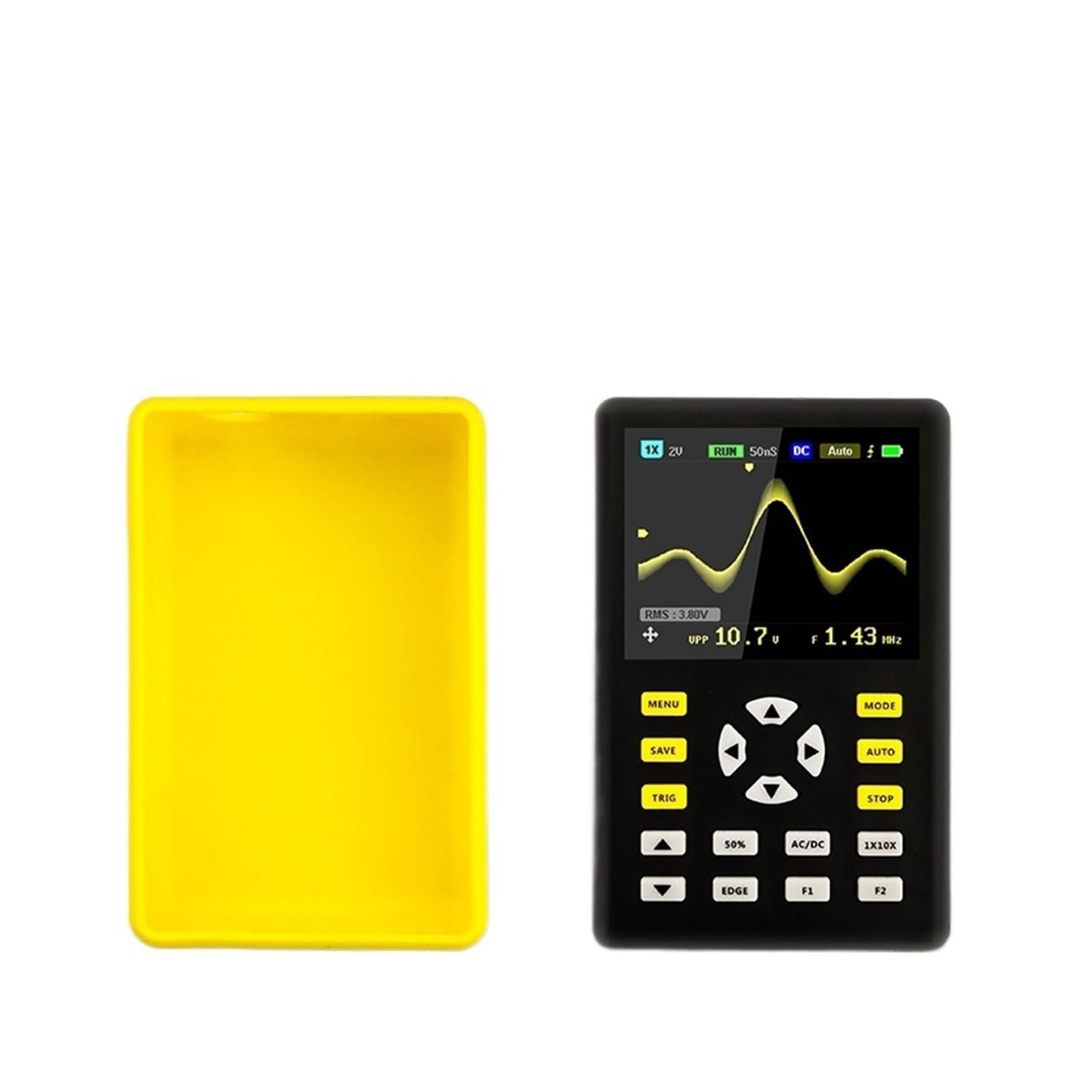 Mini osciloscopio Digital de Mano 5012H Tasa de muestreo de 500 MS/s Ancho de Banda analógico de 100 MHz