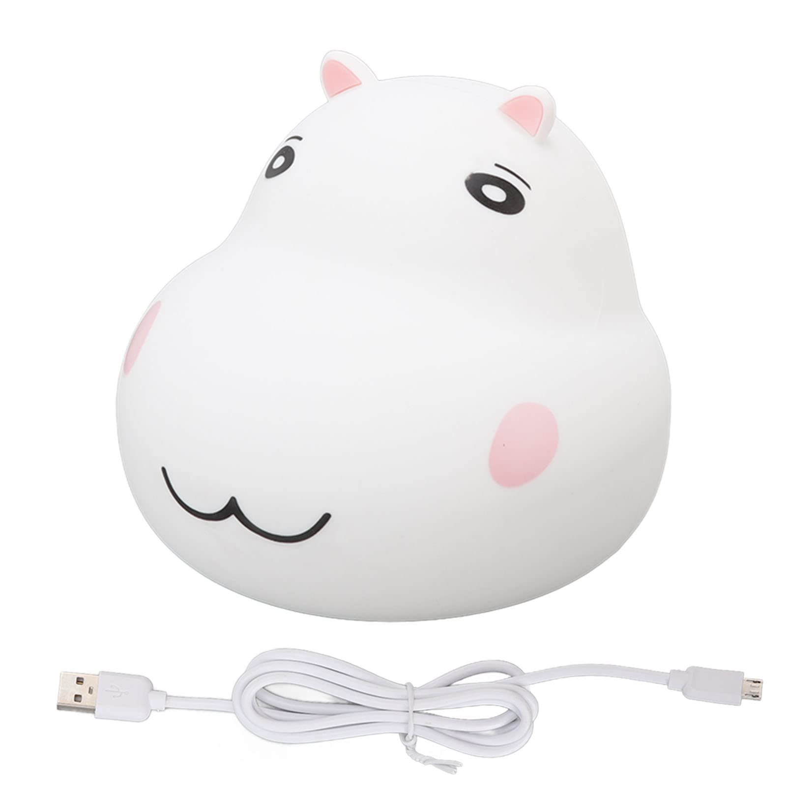 Yinuoday Patting Night Light Sil 5V 8LED Beads USB geable 2000mah Shaped Night Light for Children Nursery0 5V Night Light Sil Night Light geable Pat Night Light Sil Night Light Patting Night Ligh