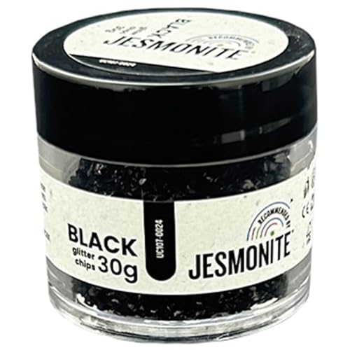 Jesmonite Paillettes de Verre 30g Noir