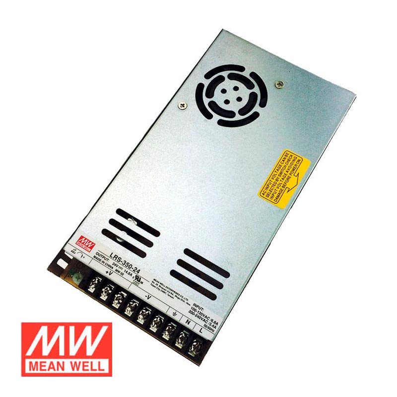 ledbox Fuente de alimentación 24V/350W/14.6A Mean Well LRS-350-24