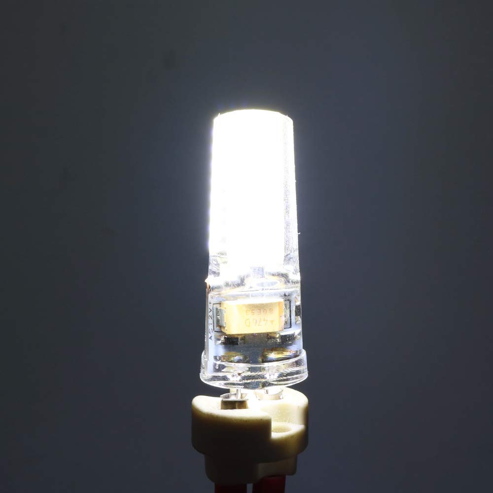 5W G4 LED Bulb Bi-Pin Base COB Light Bulbs Lamps AC DC 12V Cold White 5700k-6000k 400LM Super — view 5