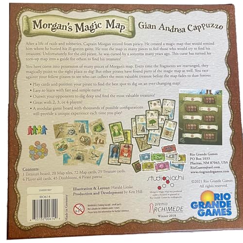 Morgan's Magic Map Tile Placement Strategy Board Game miniatura 3