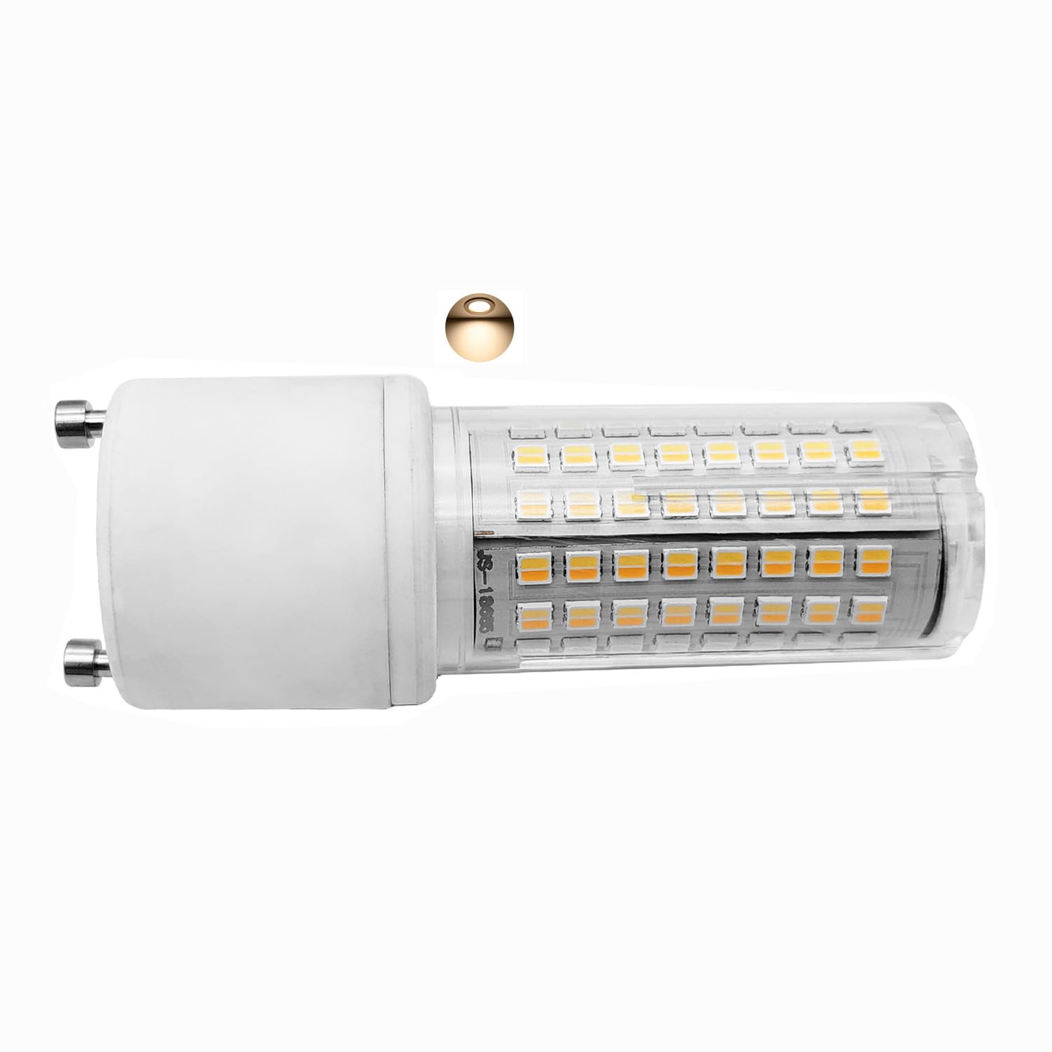 QLEE GU24 Ceiling Fan Light Bulbs 3000K Warm White Soft Light 2 Pin LED Light Bulb 120W Equivalent, Twist Lock GU24 Base LED Bulb Non-Dimmable Vibration Resistant Focos para Casa 12W