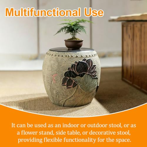 Tabouret de jardin en résine haut de gamme table d'appoint design balcon
