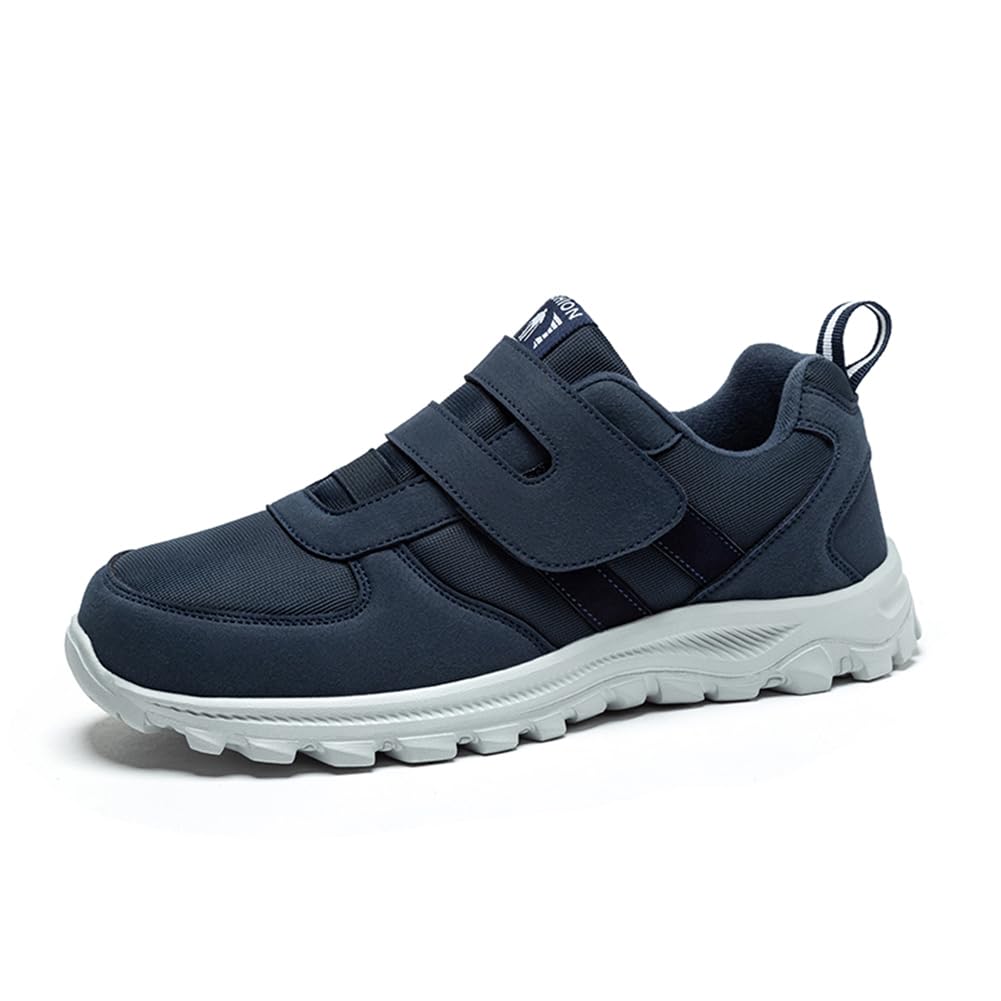 RUYI Zapatos diabéticos para mujer y hombre, extraanchos, para personas mayores, ortopédicos, para caminar, ultraligeros, con cierre de velcro para pies hinchados