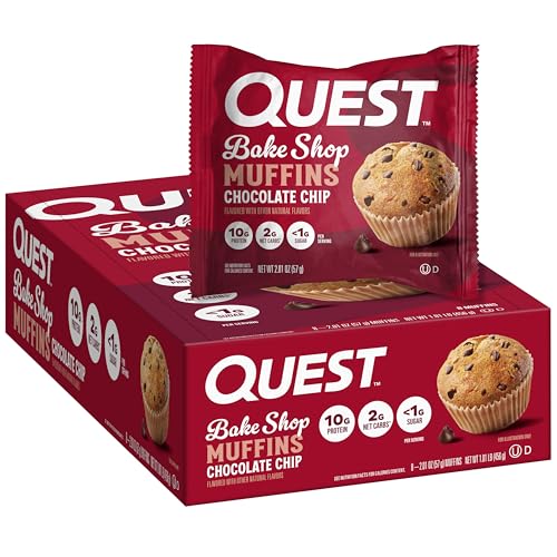 Quest Chocolate Chip Protein Muffins, 8ct