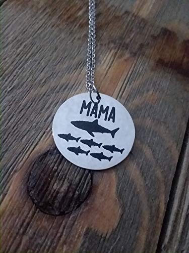 mommy shark necklace