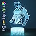 Game Series Night Light Omega Raven Scar 3D Lamp 7 Color Table Lava Mood Lamp for Child Christmas Birthday Gifts Fans Omega Crackle Base Christmas Festival Gift