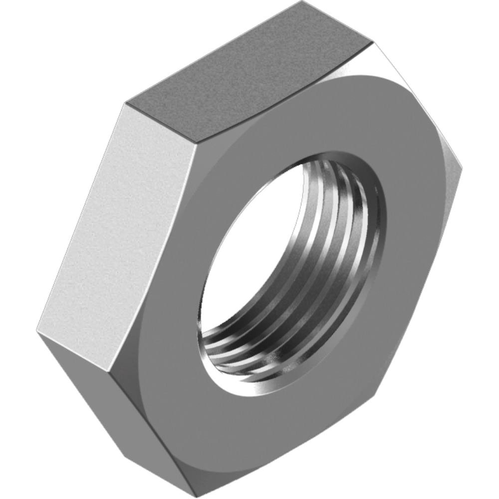 '100 pezzi tubo Dadi DIN 431 a forma di B – Acciaio Inossidabile A4 G 1/8 SW19