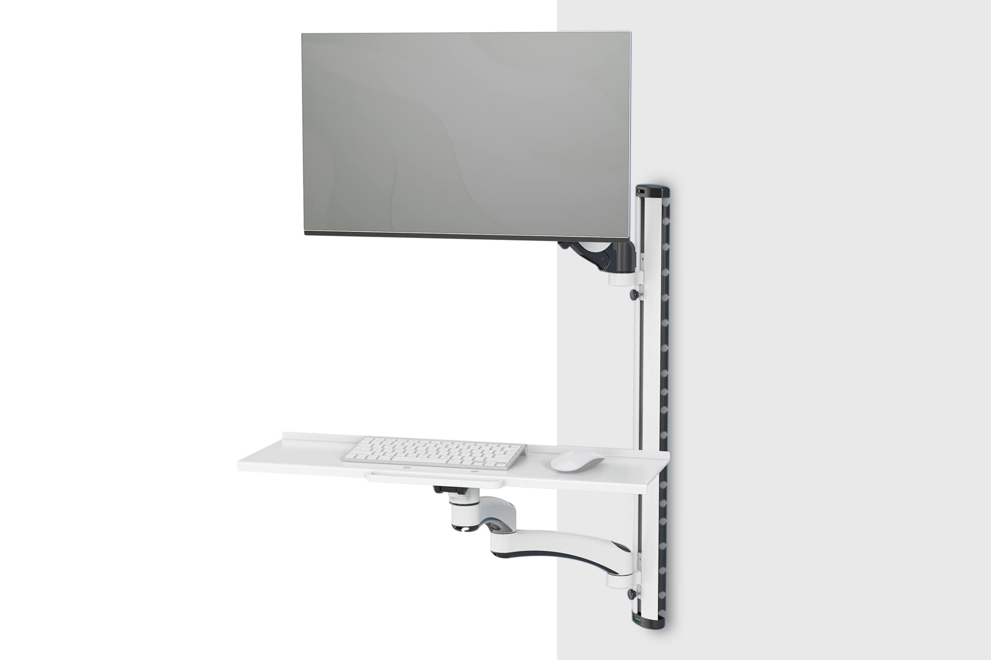 Digitus Arbeitsplatz (monitor - Tastatur - Maus) Wandmontage - 81,3 Cm (32" ) - 8 Kg - 100 X 100 Mm - H?henverstellung - 4,05 Kg - Schwarz - Wei? (da