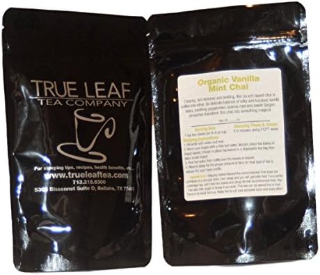 True Leaf Tea Organic Vanilla Mint Chai Tea 4 OZ