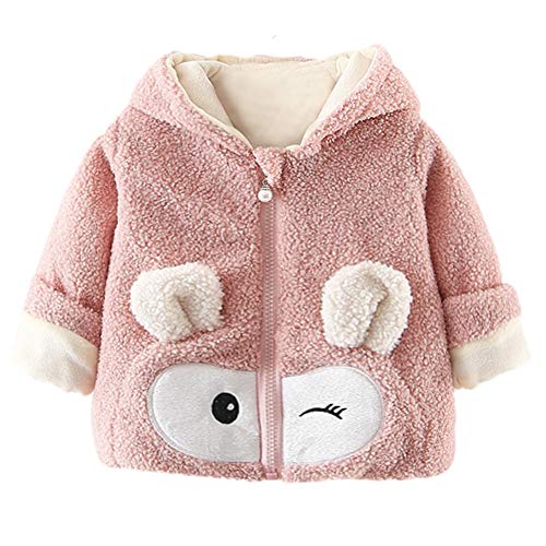 FORESTIME Fashion Cute Baby Boys Girls Fleece Hoodie Jacket Coat Cloak Winter Warm Adorable Outwear Cardigan with Ears