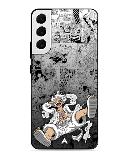 Image of Premium Anime 2 Case for Samsung Galaxy S22 Plus (Glossy Finish) Soft-Touch Metal TPU Back Cover, Shockproof, Designer, Aesthetic Mobile Phone Case
