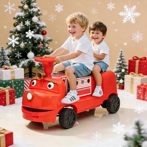 12V Kids Electric Ride-On Car and Train Toy