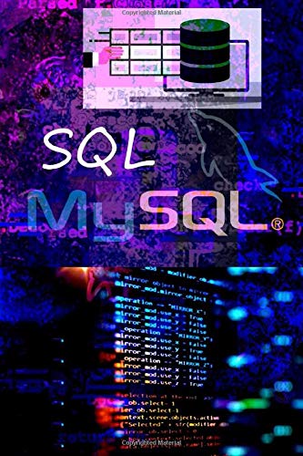 qsl mysql : database Notes Learn Notebook Blank white pages without lined for easy study smart: database Notes Learn